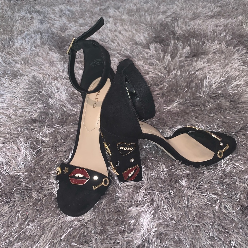 Aldo suede heels